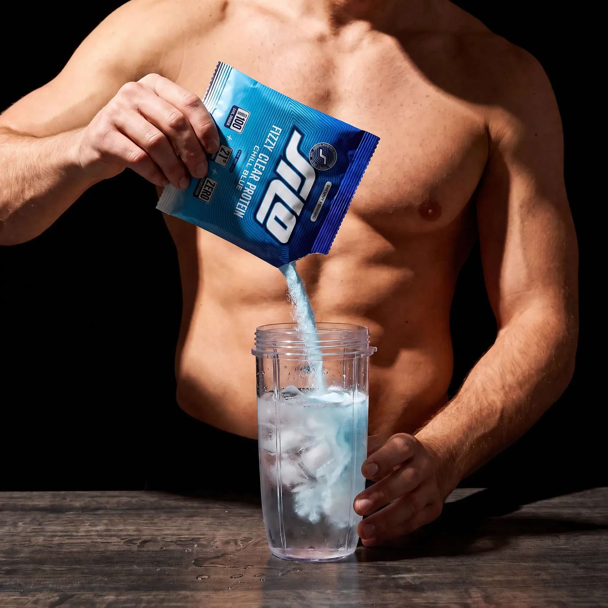 Chill Blue Fizzy Clear Protein
