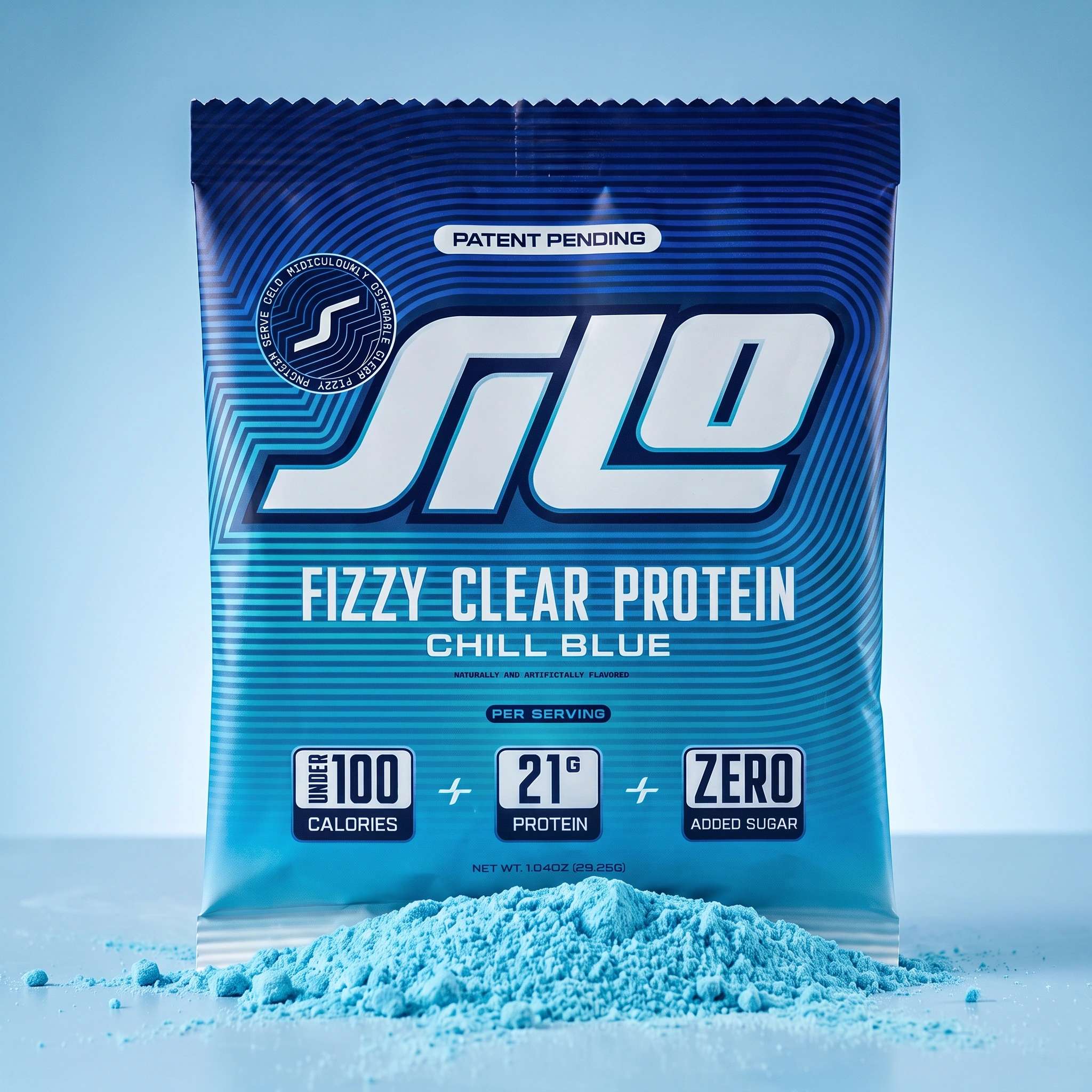 Chill Blue Fizzy Clear Protein